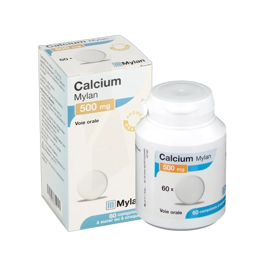 Calcium 500 mg Mylan 60 Comprimés