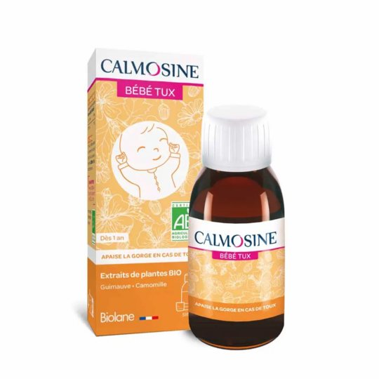 Calmosine Bébé Tux Sirop Toux 100 ml – Solution apaisante pour la toux infantile