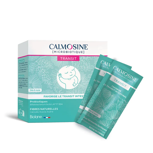 Calmosine Microbiotique Transit 20 sachets – Soutien naturel du transit intestinal bébé