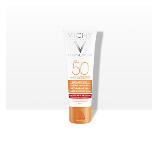 Vichy Capital Soleil Soin Anti-Age Antioxydant 3-en-1 SPF50+ 50ml