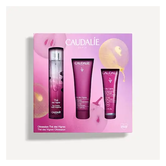 Caudalie Coffret Thé des Vignes Trio Parfumé Obsession