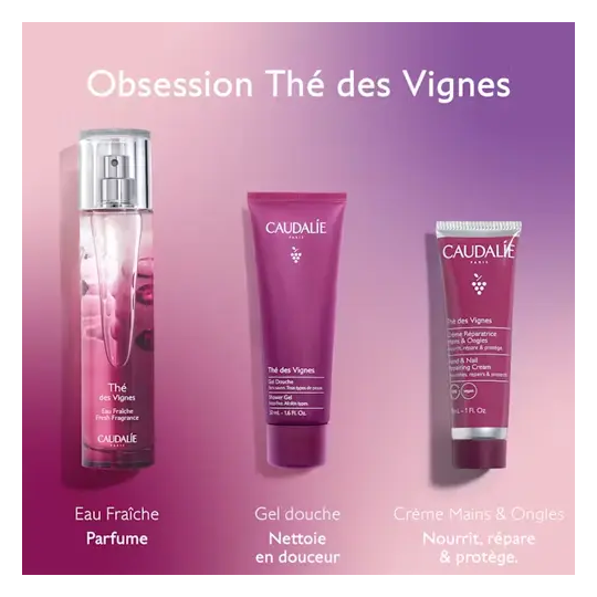 Caudalie Coffret Thé des Vignes Trio Parfumé Obsession
