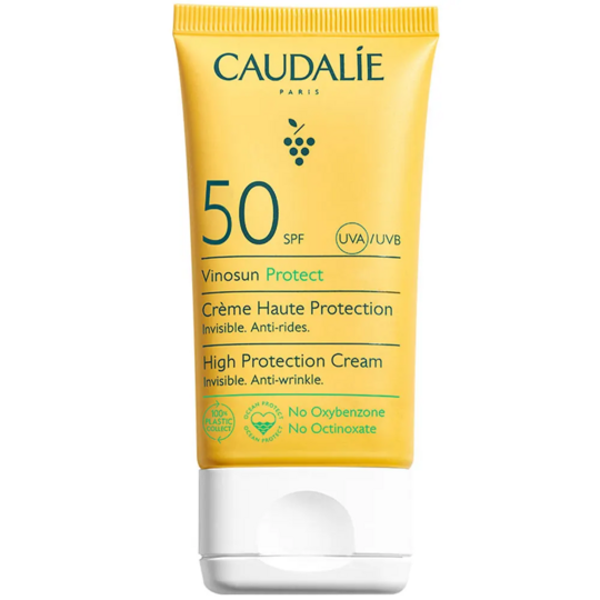 Caudalie Vinosun Crème Très Haute Protection SPF50+ 50 ml – Visage & décolleté