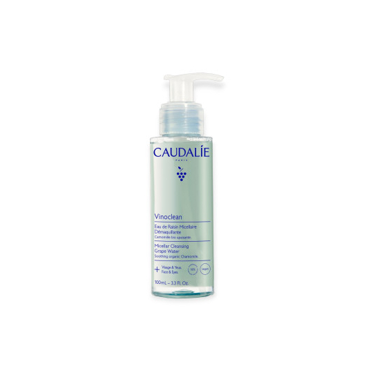Caudalie Vinoclean Eau Micellaire Démaquillante 100 ml – Nettoyant visage et yeux