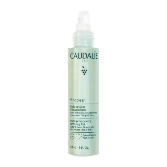 Caudalie Vinoclean huile de soin démaquillante 150 ml — soin nettoyant relipidant visage et yeux