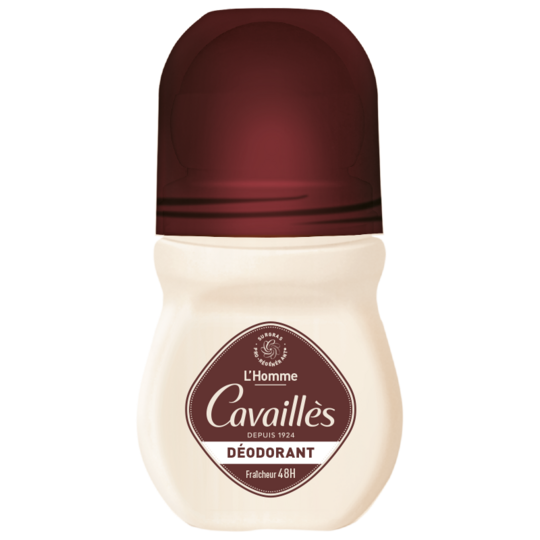 Cavaillès Déodorant Homme Fraîcheur 48h Roll-on 50ml