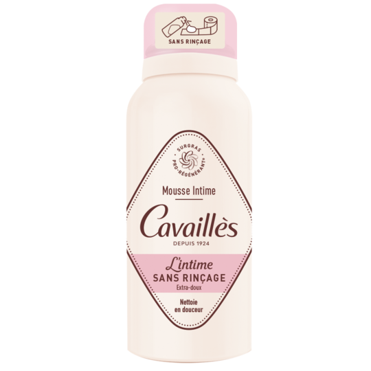 Cavaillès Mousse Intime sans rinçage Extra doux quotidien 100 ml