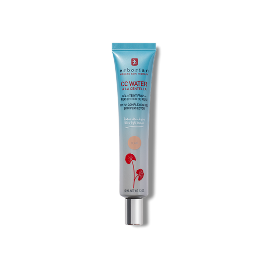 Erborian CC Water Clair Centella - Perfecteur de peau à l'acide hyaluronique Clair - Cosmétiques Coréennes 40 ml