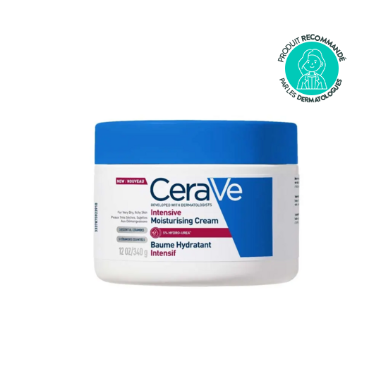Cerave Baume Hydratant Intensif Visage et Corps Peaux Sèches à Très Sèches 354 ml soin nourrissant peau sèche