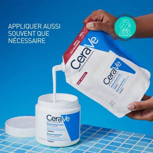 Cerave Baume Hydratant recharge 454 g - Soin intensif des peaux sèches à très sèches