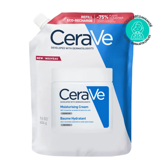 Cerave Baume Hydratant recharge 454 g - Soin intensif des peaux sèches à très sèches