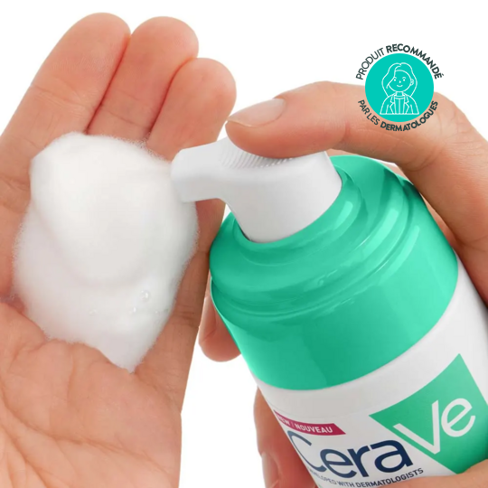 Cerave Mousse nettoyante équilibrante visage 148 ml – Peaux normales à mixtes