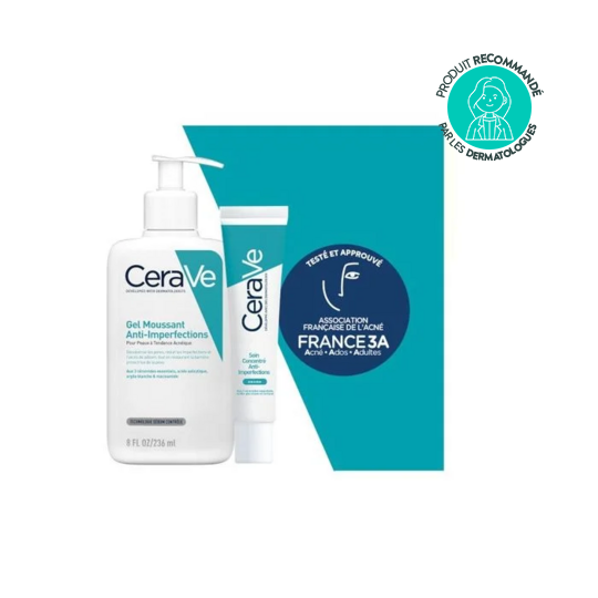 CeraVe Routine anti-boutons – coffret sos anti-imperfections