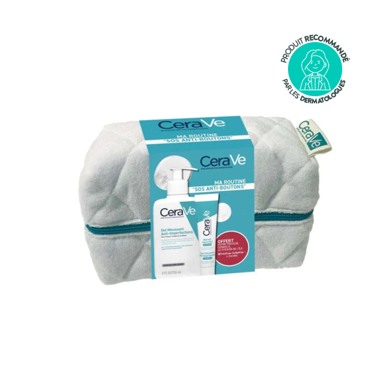 Cerave Trousse Anti-boutons - Routine Nettoyante et correctrice anti-imperfections