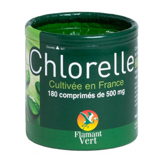 CHLORELLE - 180 Comprimés de 500 mg