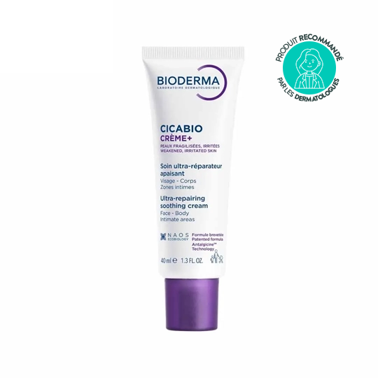 Bioderma Cicabio Crème+  Soin ultra-réparateur apaisant visage, corps et zones intimes 40 ml