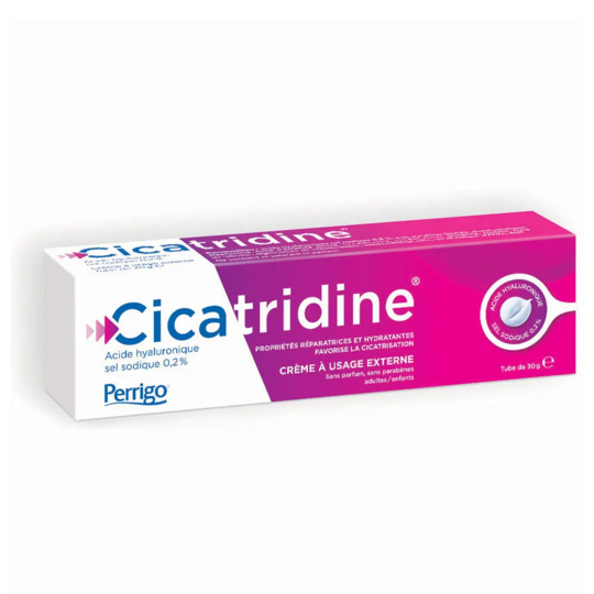 Cicatridine Crème Cicatrisante à l’Acide Hyaluronique 30 g – Réparation cutanée