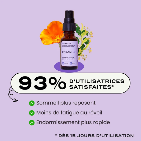 Circles Dream Spray Sommeil 20 ml mélatonine pour l’endormissement