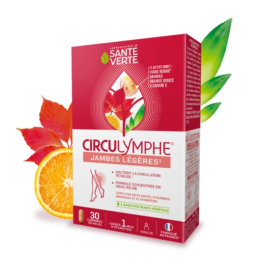 Santé Verte Circulymphe 30 comprimés