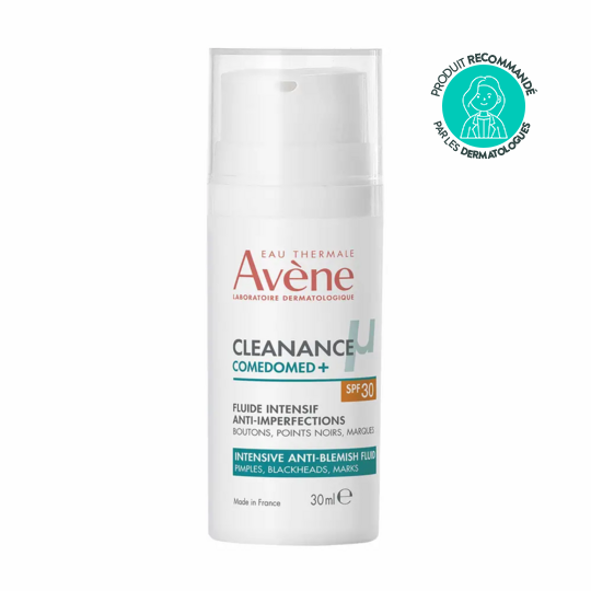 Avène Cleanance Comedomed+ Fluide Intensif Anti-Imperfections SPF30 30 ml – Boutons, marques et peau grasse
