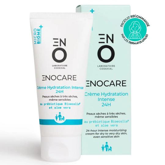 Codexial enocare crème hydratation intense 24h 40 ml — soin relipidant visage peaux sèches à très sèches