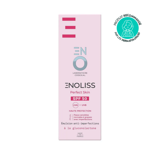 ENO Enoliss Perfect Skin SPF50 Peaux sensibles normales à grasses avec imperfections 30 ml