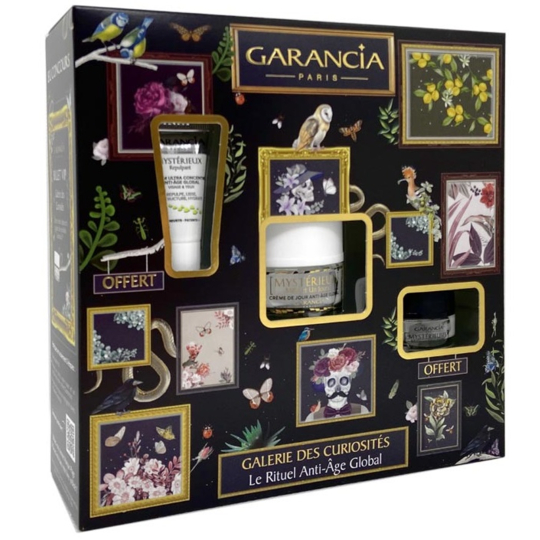 Garancia COFFRET MYSTERIEUX - Galérie des Curiosités Le Rituel Anti-Age - Crème de Jour 30 ml + Mystérieux Repulpant 5 ml + Crème Anti-Age Global 10 ml