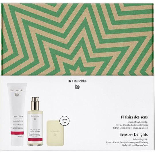 COFFRET - Plaisir des Sens - Crème Douche 150 ml + Lait pour le Corps 145 ml + Savon au Citron 100 g
