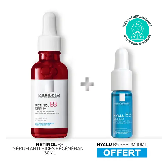 La Roche-Posay Retinol B3 Sérum Concentré Anti-Rides 30ml + Hyalu B5 Sérum Concentré Anti-Rides 10ml