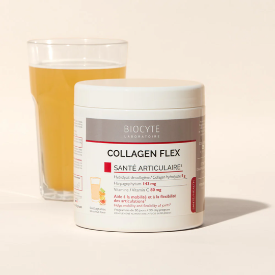Biocyte Santé Collagen Flex Goût Agrumes - Mobilité et flexibilité des articulations 240 g