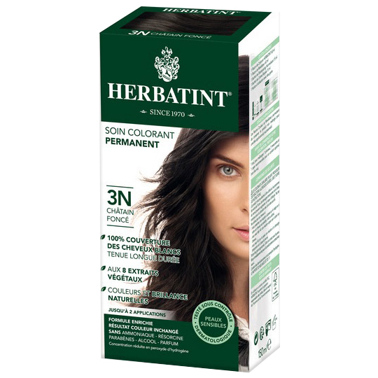 COLORATION - Cheveux 3N Chatain Foncé - 150 ml