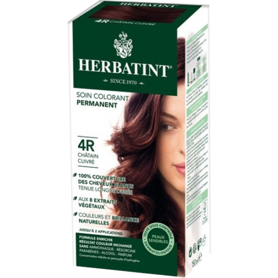 COLORATION - Cheveux 4R Châtain Cuivré - 150 ml