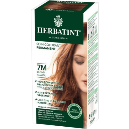 COLORATION - Cheveux 7M Blond Acajou - 150 ml