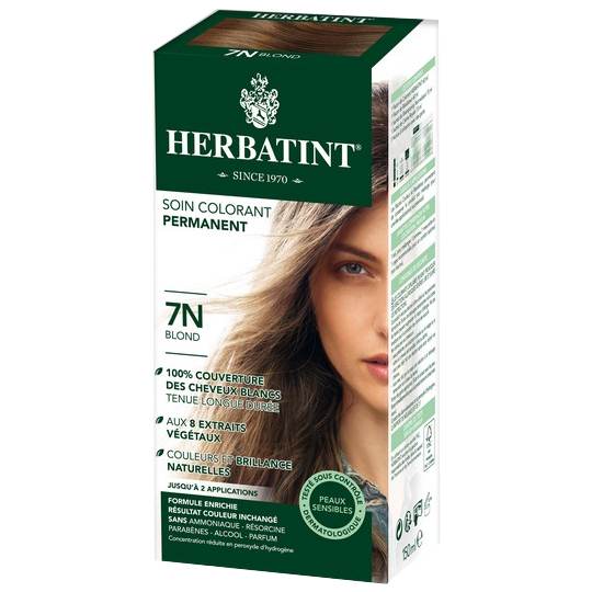 COLORATION - Cheveux 7N Blond - 150 ml