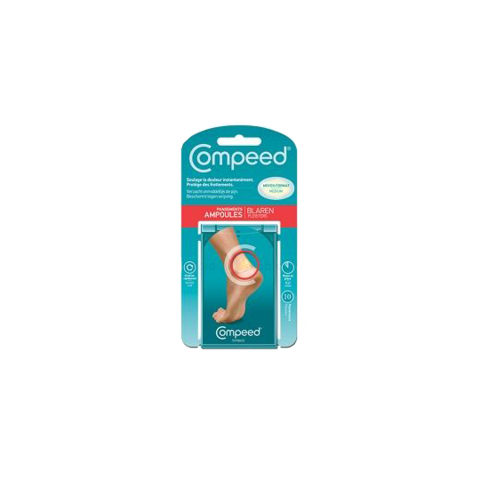 Compeed Ampoules Moyen Format – 10 pansements hydrocolloïdes