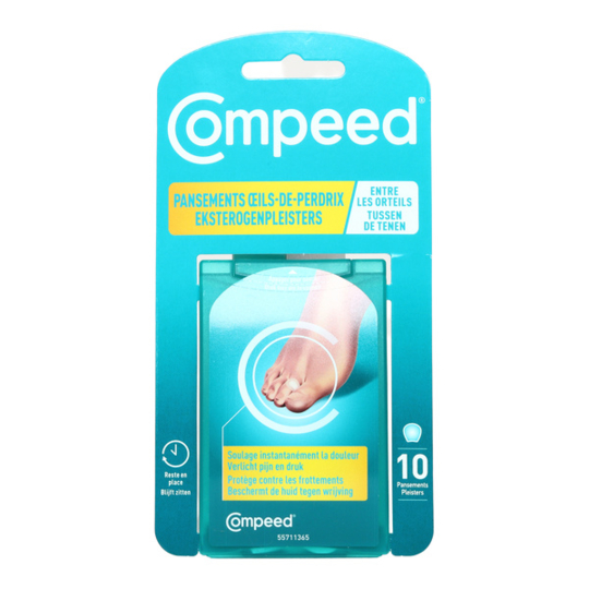 Compeed Œil-de-Perdrix – 10 pansements entre les orteils