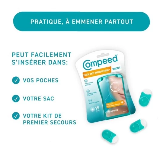 Compeed Patch Anti-Imperfections Discret – 15 patchs