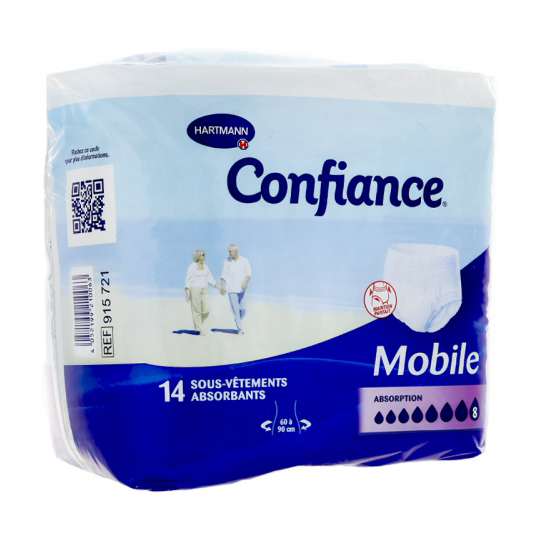 CONFIANCE - Mobile - Slip Absorbant 8 Gouttes S - 14 slips