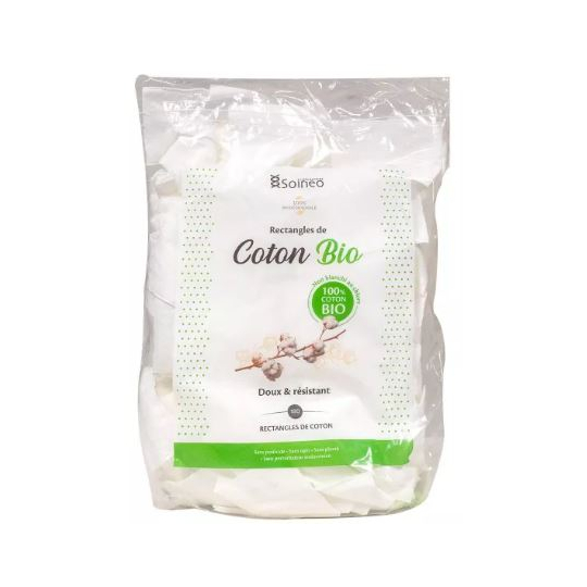 Coton Rectangle Bio - 180 unités
