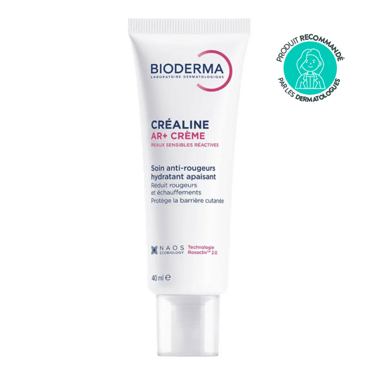 Bioderma Créaline AR+ crème anti-rougeurs apaisante hydratante 40 ml – Peaux sensibles réactives