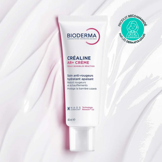 Bioderma Créaline AR+ crème anti-rougeurs apaisante hydratante 40 ml – Peaux sensibles réactives