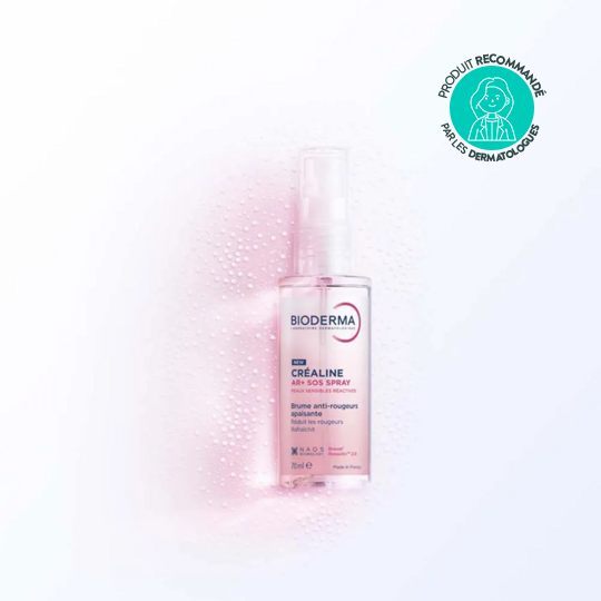 Bioderma Créaline AR+ SOS spray anti-rougeurs apaisant 70 ml – Peaux sensibles réactives