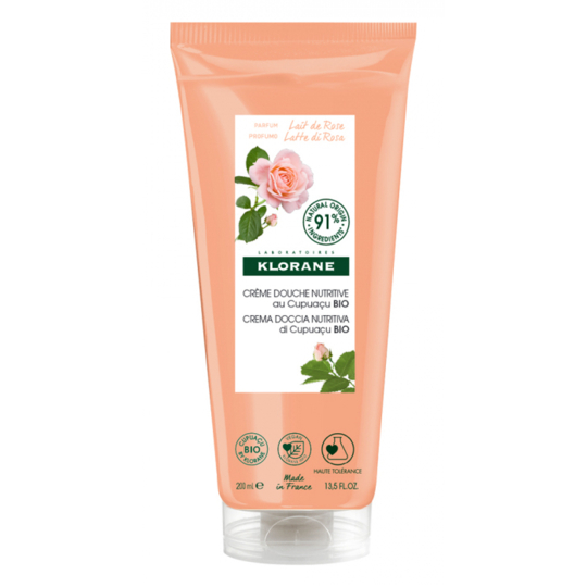 Crème de Douche Nutritive Bio - Lait de Rose - 200 ml