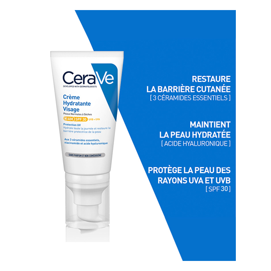 CeraVe Crème Hydratante Visage SPF30 52ml