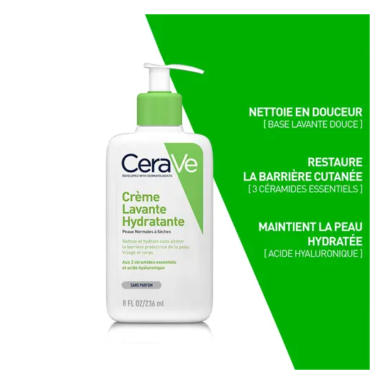 Cerave Crème Lavante Hydratante 473ml