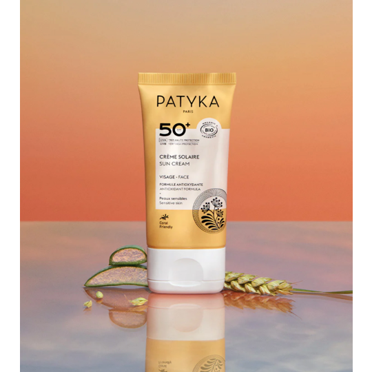 Patyka Crème Solaire SPF50+ Visage  Bio 40 mL