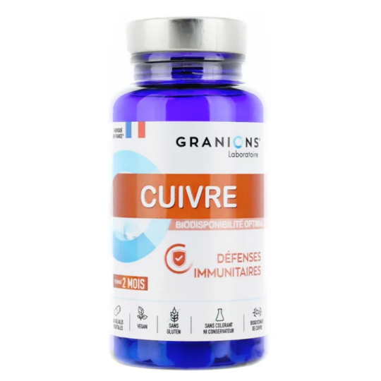 Cuivre - 60 gélules
