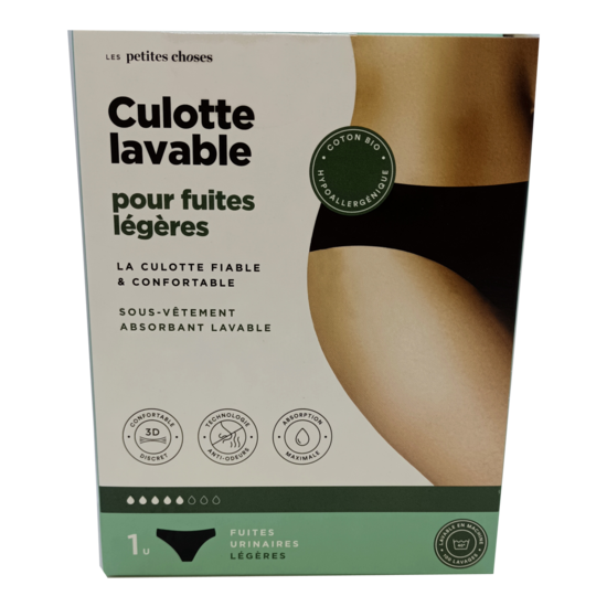 Culotte Lavable pour Fuites Légères - Taille S
