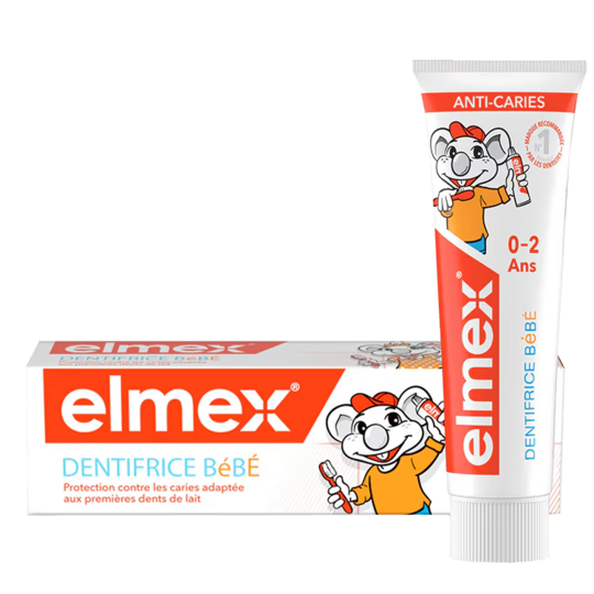 Elmex Dentifrice Bébé 0 - 2 ans 50 ml