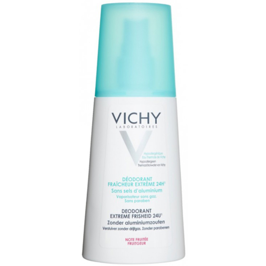 Vichy Déodorant Transpiration Intense Ultra-Frais Parfum Fruité 24H Spray - 100 ml